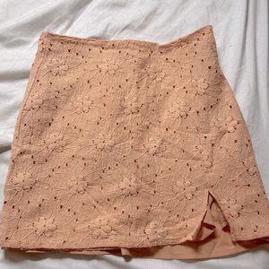 Altar’d State XS Peach Mini Skirt